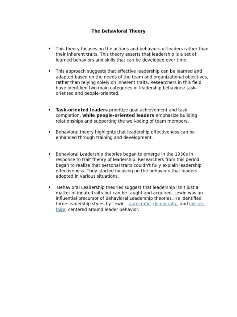 Ohio State Studies (Behavioral Theories of Leadership) | PPTX, image size:768x1024