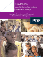 GBV Guidelines in Humanitarian Settings