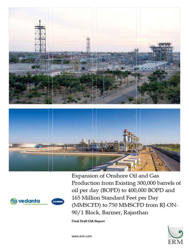 EIA for Mundra-Panipat Pipeline Expansion | PDF | Environmental Impact ...