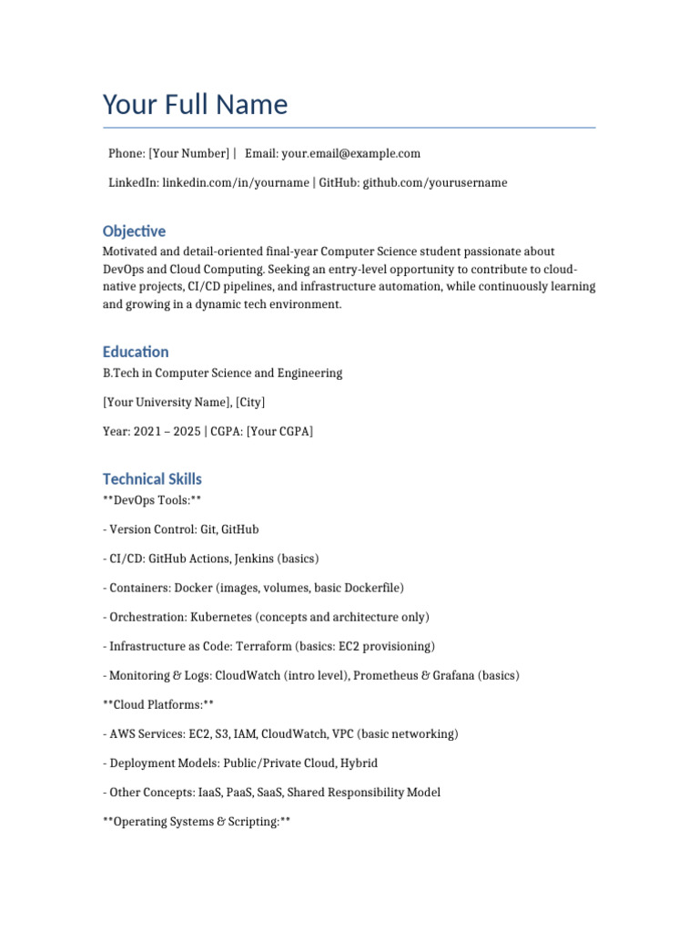 AWS DevOps Project Portfolio | PDF | Cloud Computing | Amazon Web Services