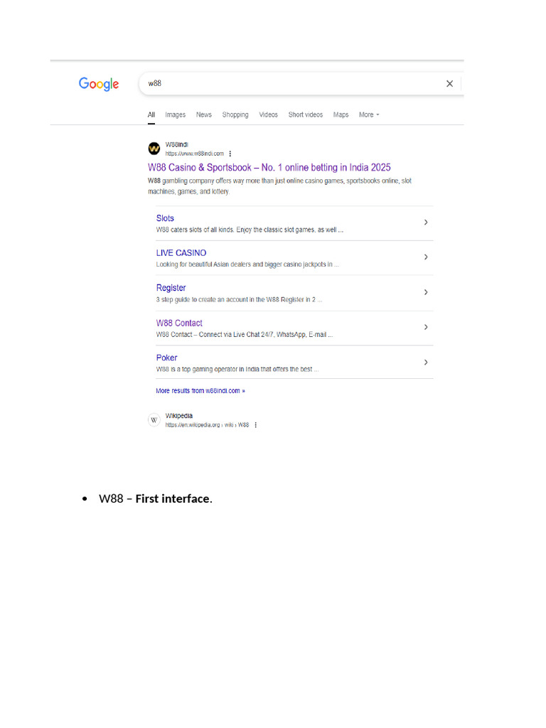 First Interface | PDF