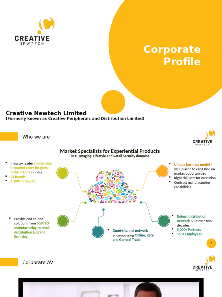 Creative Newtech Corporate Overview | PDF | Warehouse | Brand