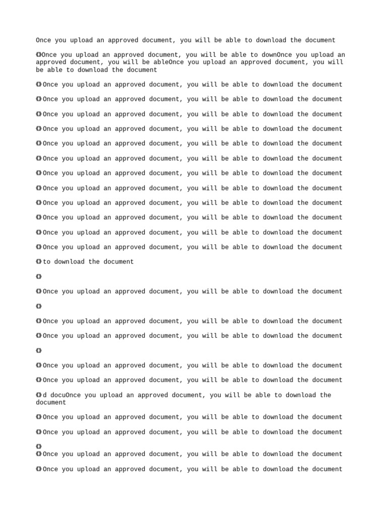 Download Approved Documents Easily | PDF