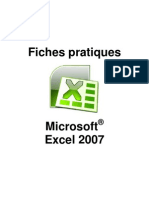 Fiches Pratique Excel 2007