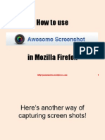 How to Use Awesome Screenshot in Firefox