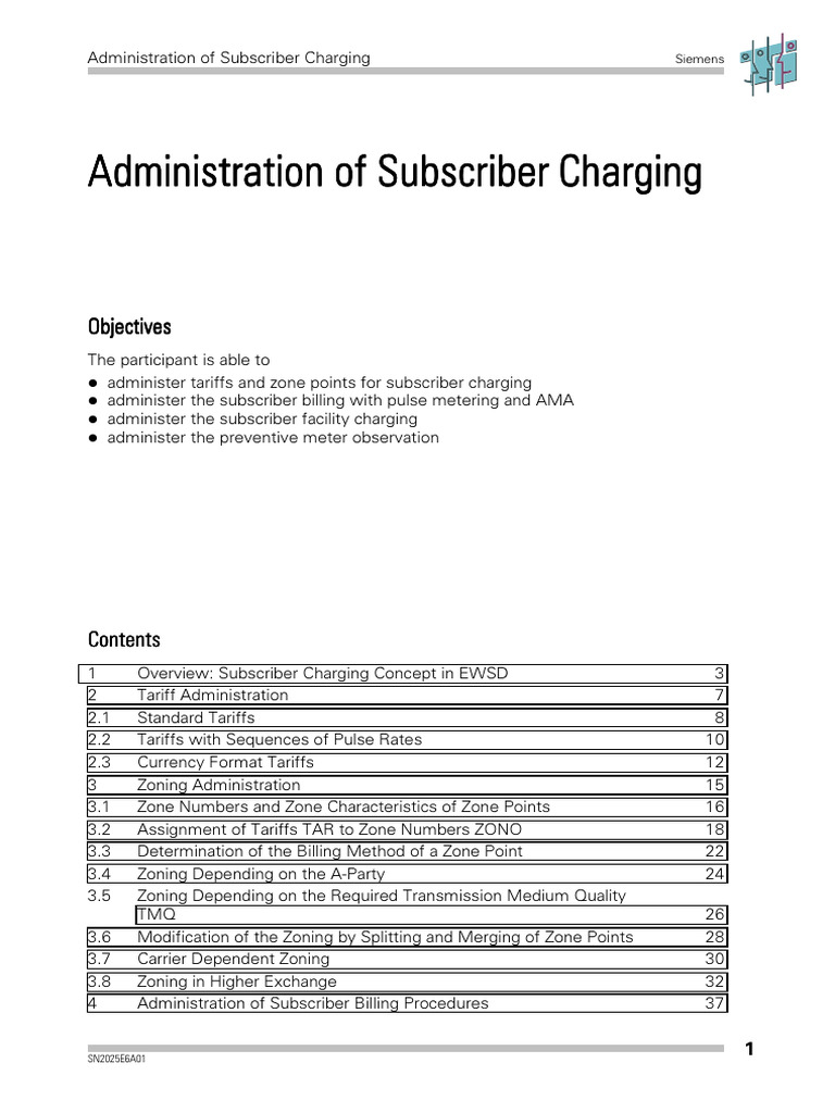 02 2025e6a01 Subscriber Charging | PDF | Telephone Numbering Plan ...