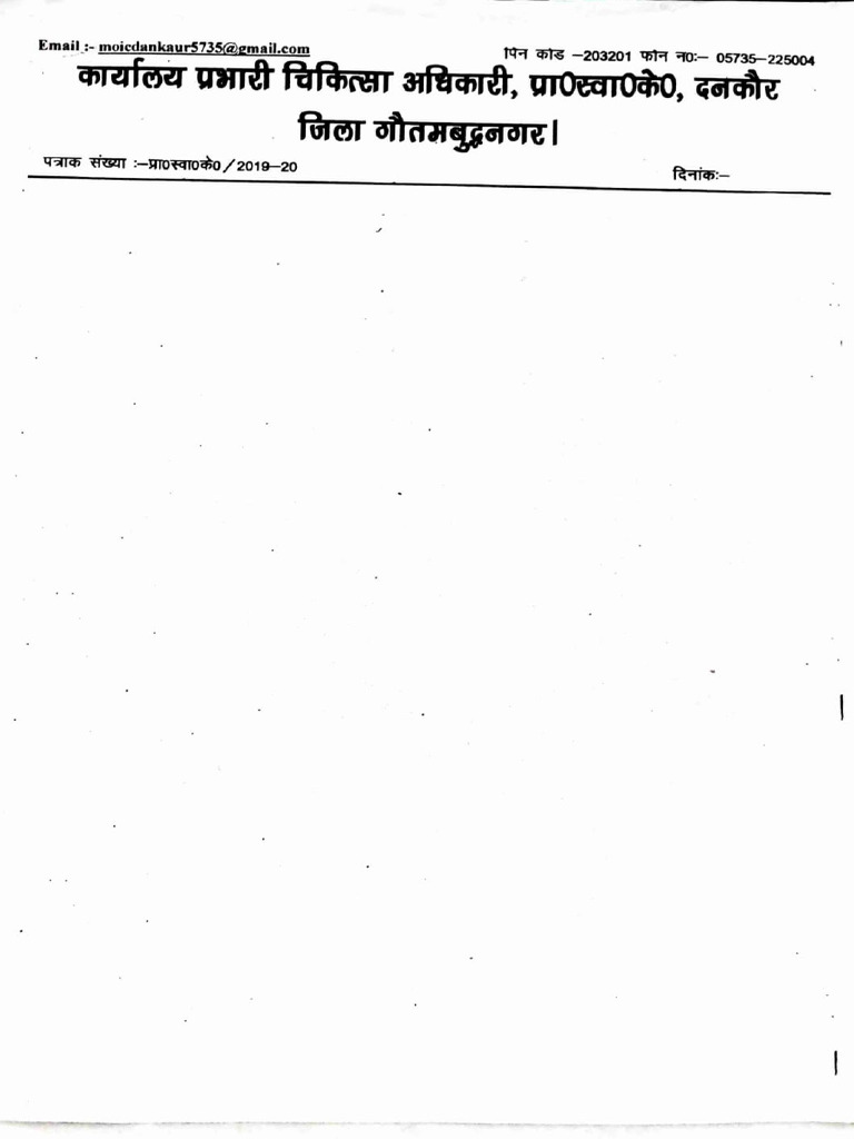 Hospital Format | PDF