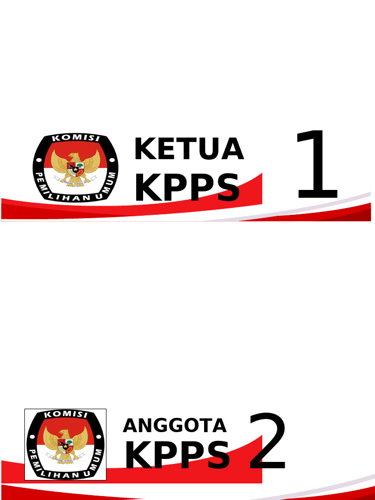 Struktur KPPS dan Warna Kertas Suara | PDF