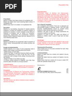 BLEXTEN 20 mg: Allergy Relief Tablet | PDF | Pharmacokinetics | Dose ...