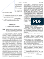 Real Decreto 175-2011 España paraFORMULARIO MAGISTRAL