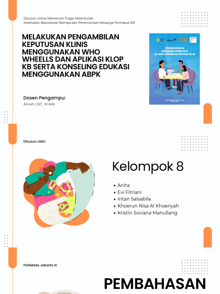 Konseling KB dengan ABPK dan WHO Wheels | PDF