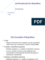 Repetition Flow Charts