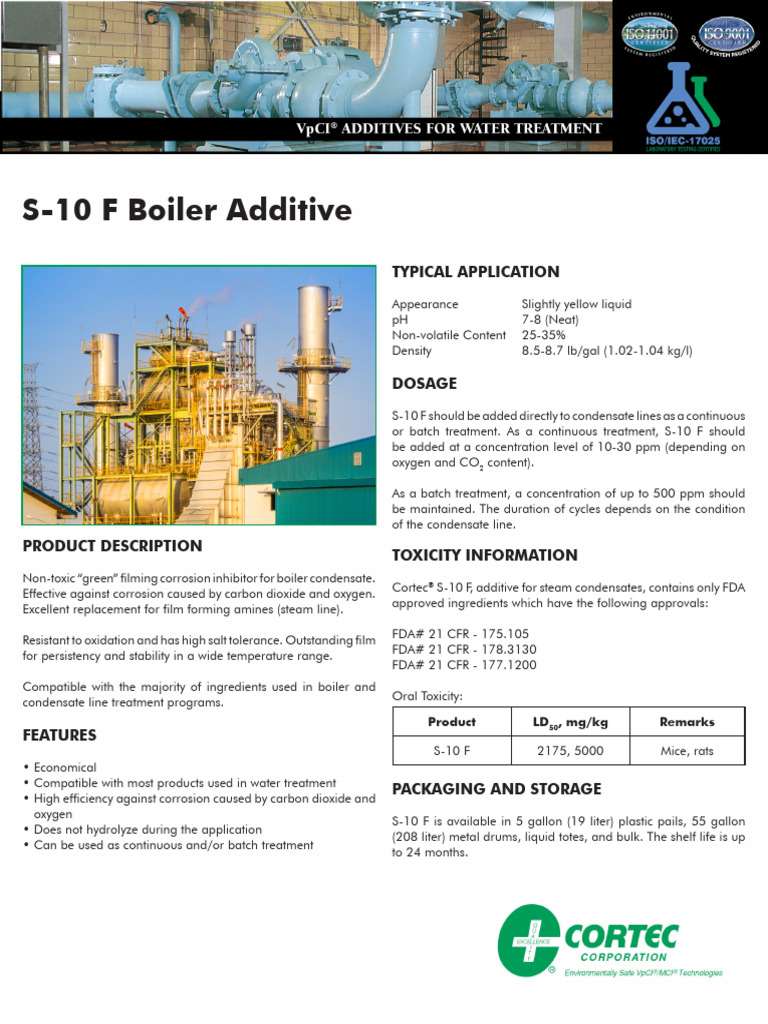 Eco-Friendly Boiler Corrosion Inhibitor | PDF | Carbon Dioxide | Corrosion