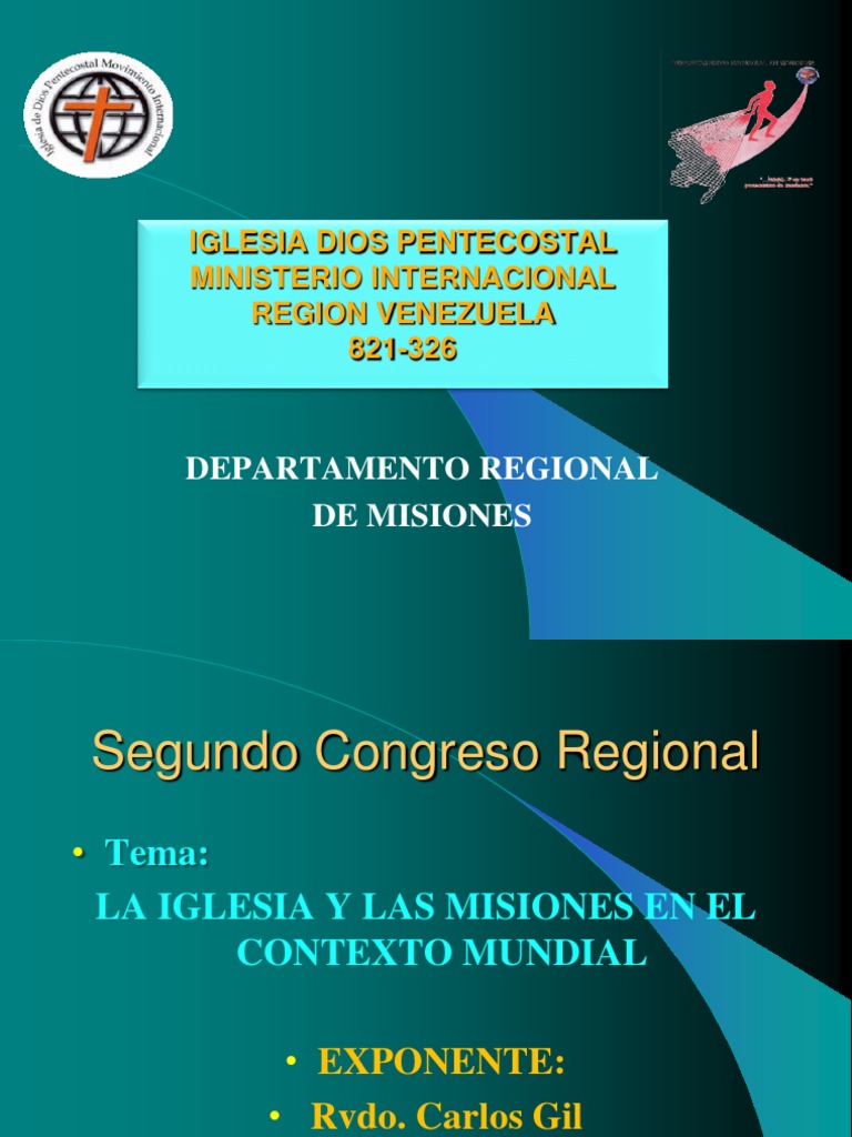 La Iglesia y las Misiones Globales | PDF | Misionero | Cristo (título)