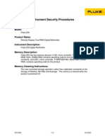 Instrument Security Procedures: Model