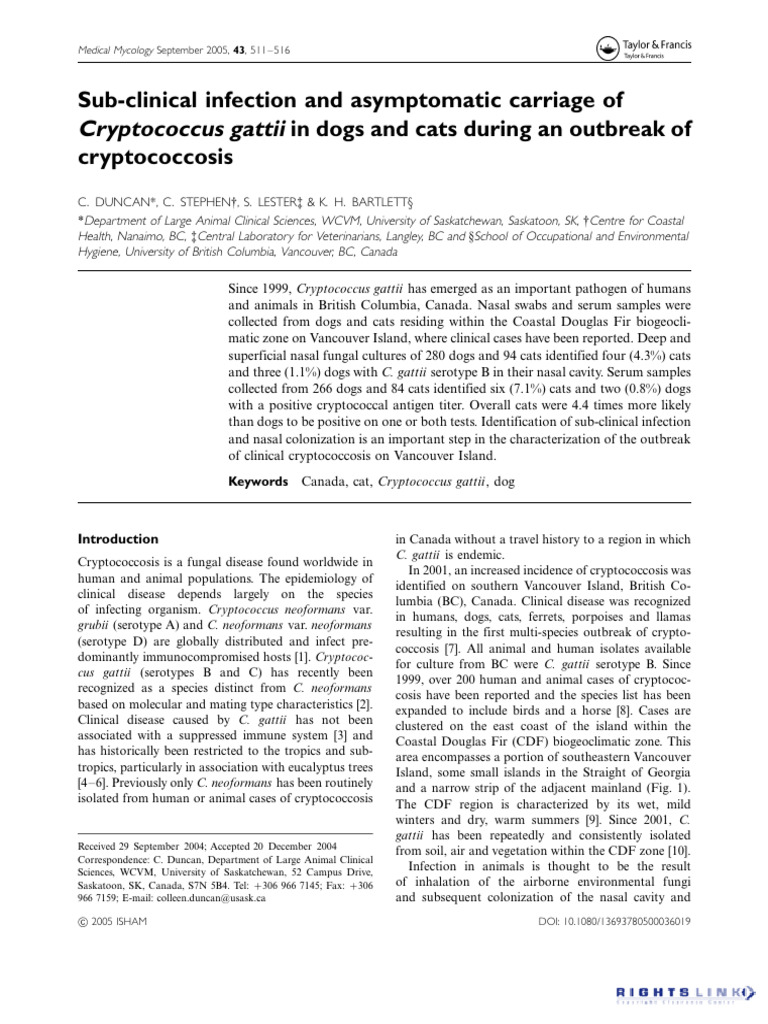 Sub-Clinical Infection and Asymptomatic Carriage of | PDF | Infection