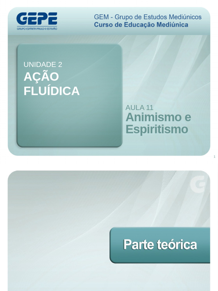 Animismo e Espiritismo: Fenômenos e Ação | PDF | Parapsicologia ...