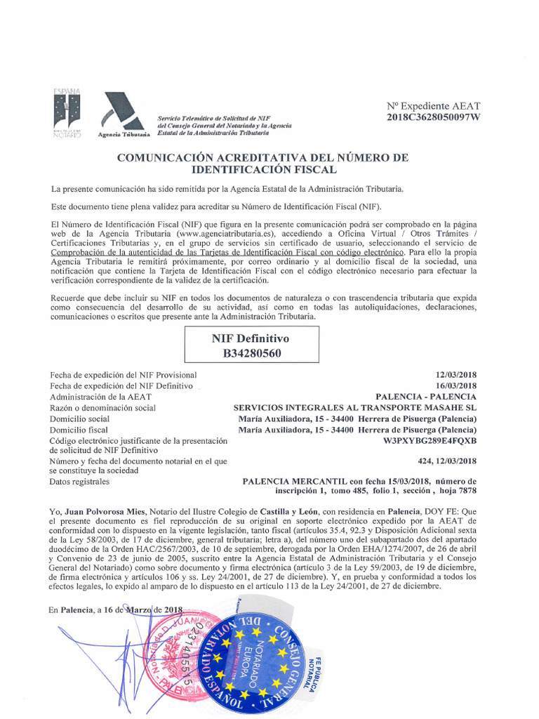 Cif Definitivo | PDF