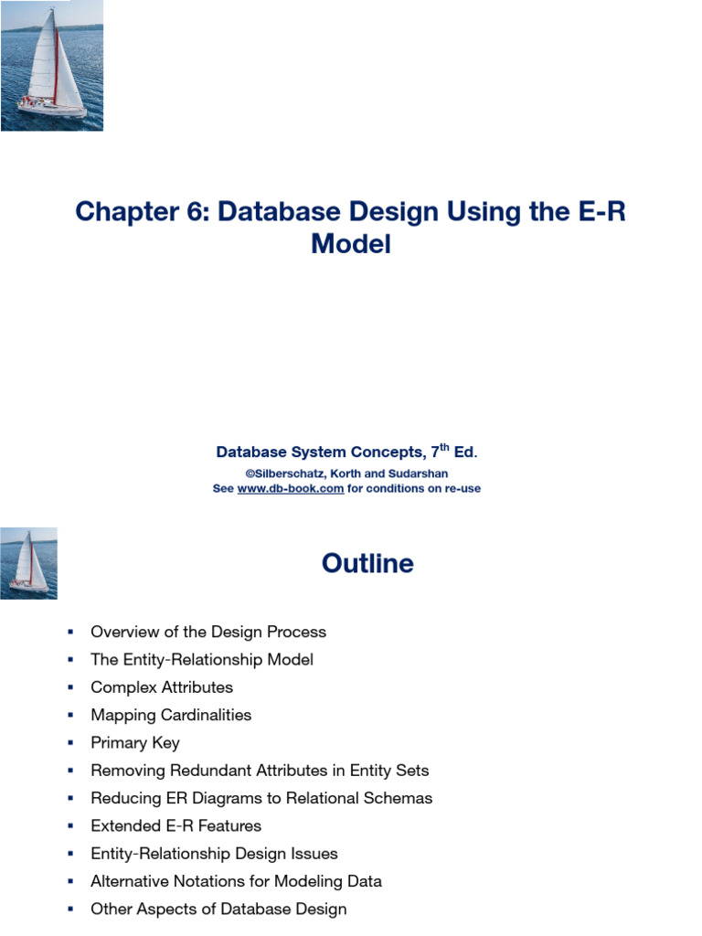 E-R Model Database Design Concepts | PDF | Conceptual Model | Unified ...