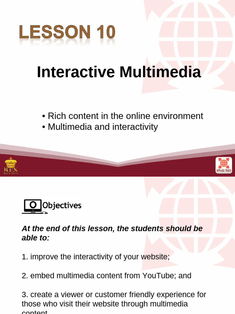 Enhance Website Interactivity with Multimedia | PDF