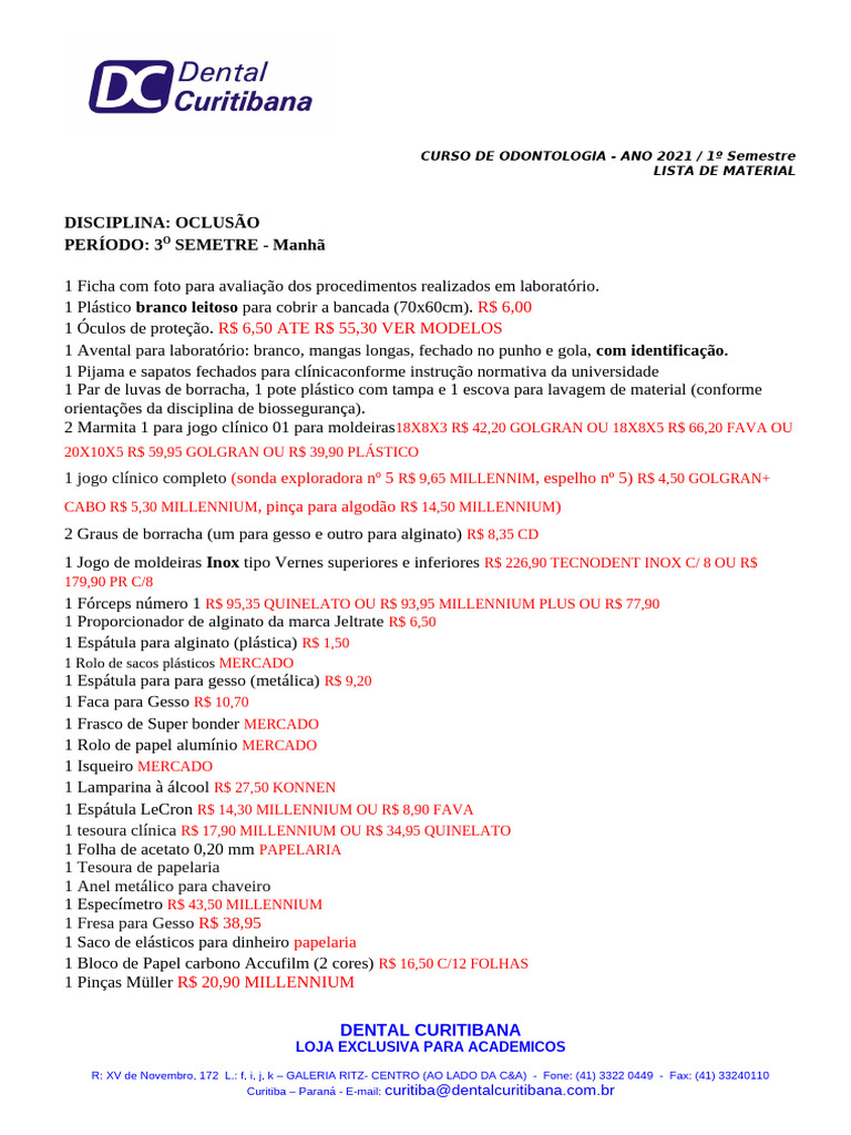 Materiais Para Odontologia 2021 PDF