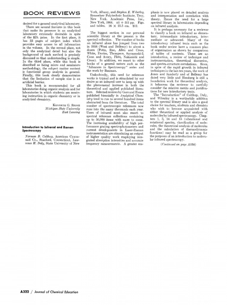 Introduction to Infrared & Raman Spectroscopy | PDF | Raman ...