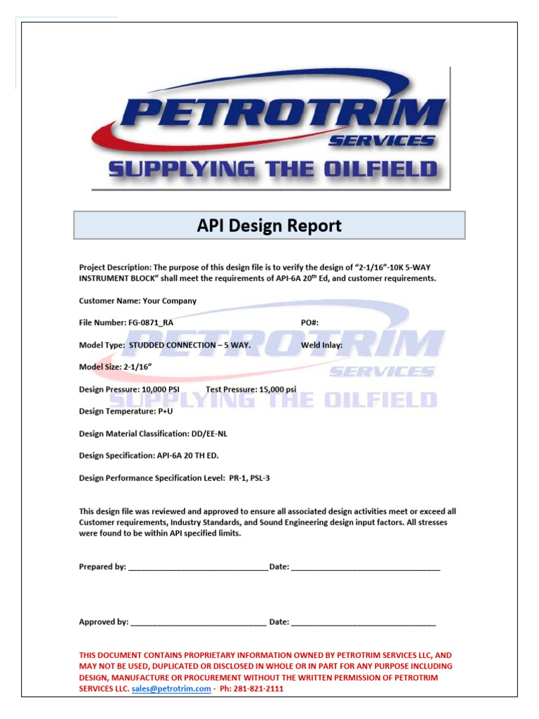 API Design Report for 5-Way Block | PDF | Specification (Technical ...