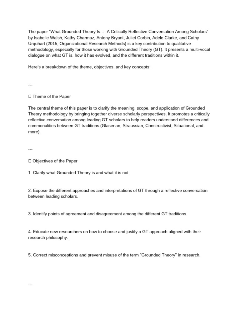 Critical Realist Grounded Theory Insights | PDF | Epistemology | Science