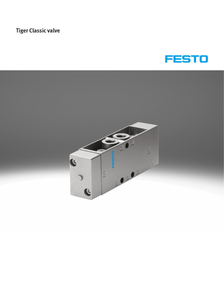 Tiger Classic Pneumatic Valve Overview | PDF | Valve | Switch