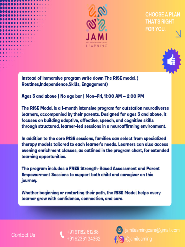 RISE Model: Neurodiverse Learner Program | PDF | Learning | Affect ...