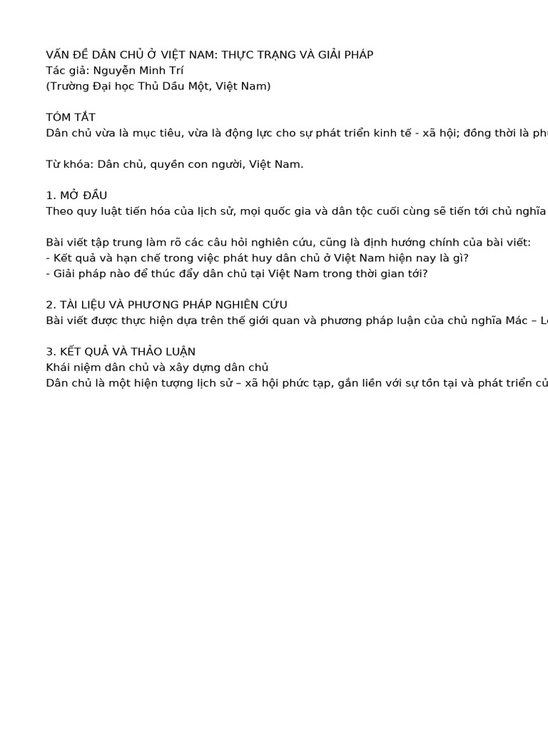 BanDich DanChu VietNam Part1 | PDF