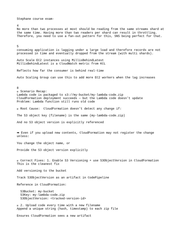 AWS Lambda Code Update Issues | PDF | Amazon Web Services | Command ...