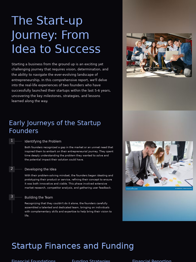 Navigating the Startup Journey to Success | PDF | Entrepreneurship ...
