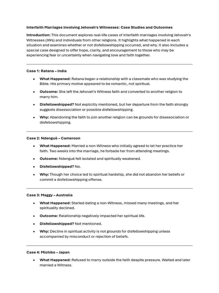 Interfaith Marriages | PDF | Social Psychology