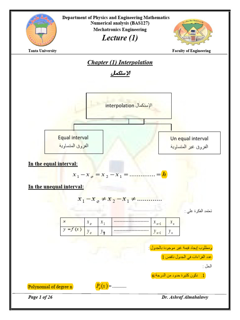 Lagrange Interpolation in Numerical Analysis | PDF | Numerical Analysis ...