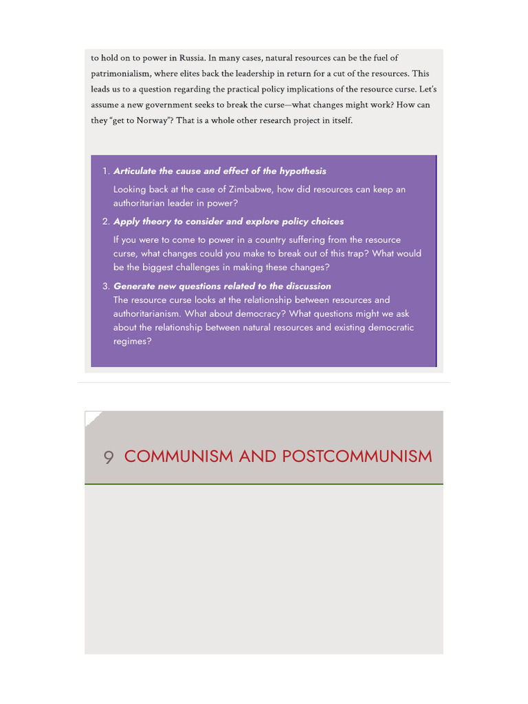 9 Communism & Postcommunism | PDF | Communism | Soviet Union