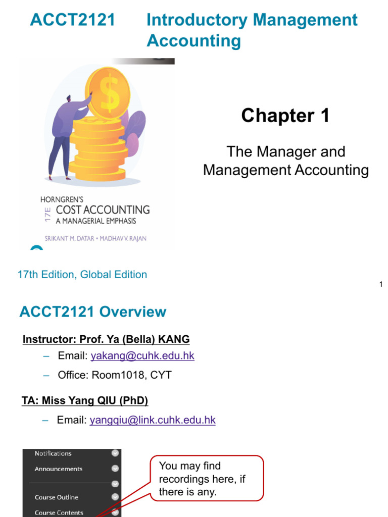 The Manager's Role in Management Accounting | PDF | Supply Chain ...