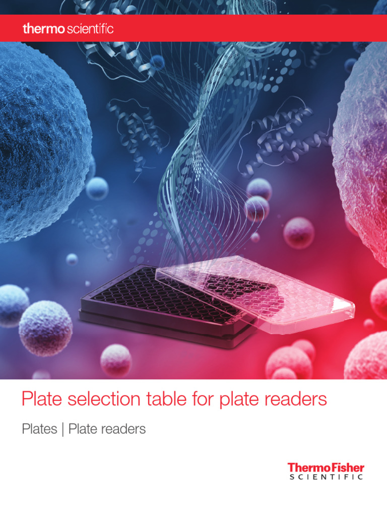 Nunc Plate Selection for Readers | PDF | Scientific Techniques ...