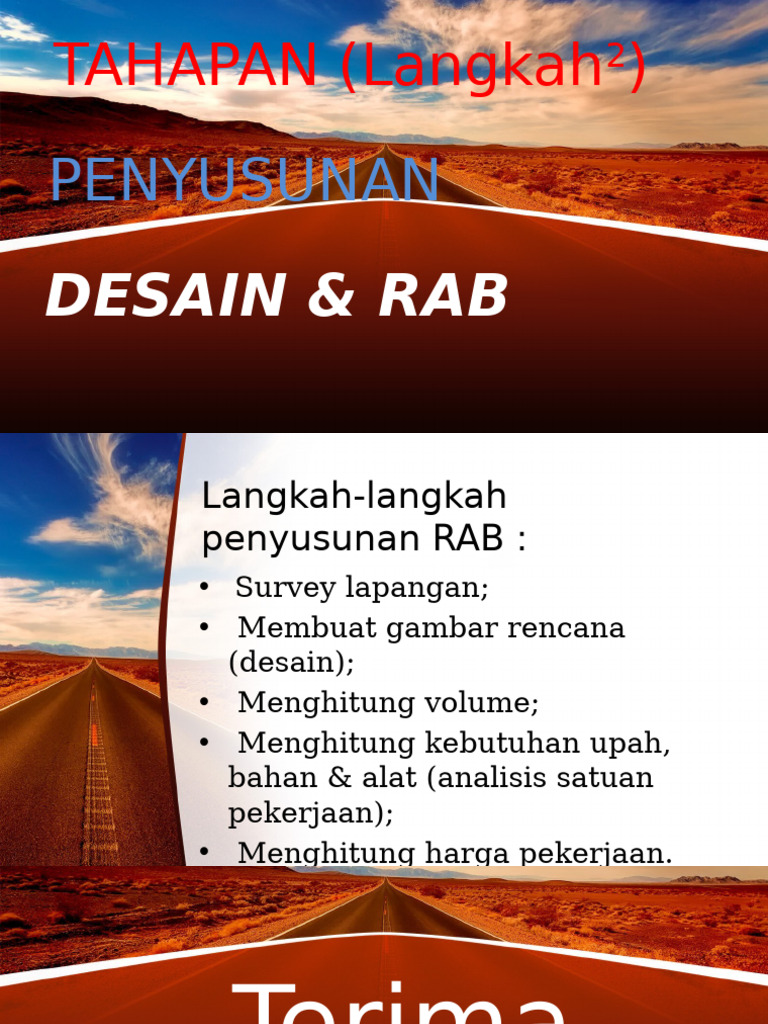 Langkah Penyusunan Desain N RAB | PDF