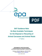 BAT Guidance Note Disposal or Recycling of Animal Carcasses and Animal Waste