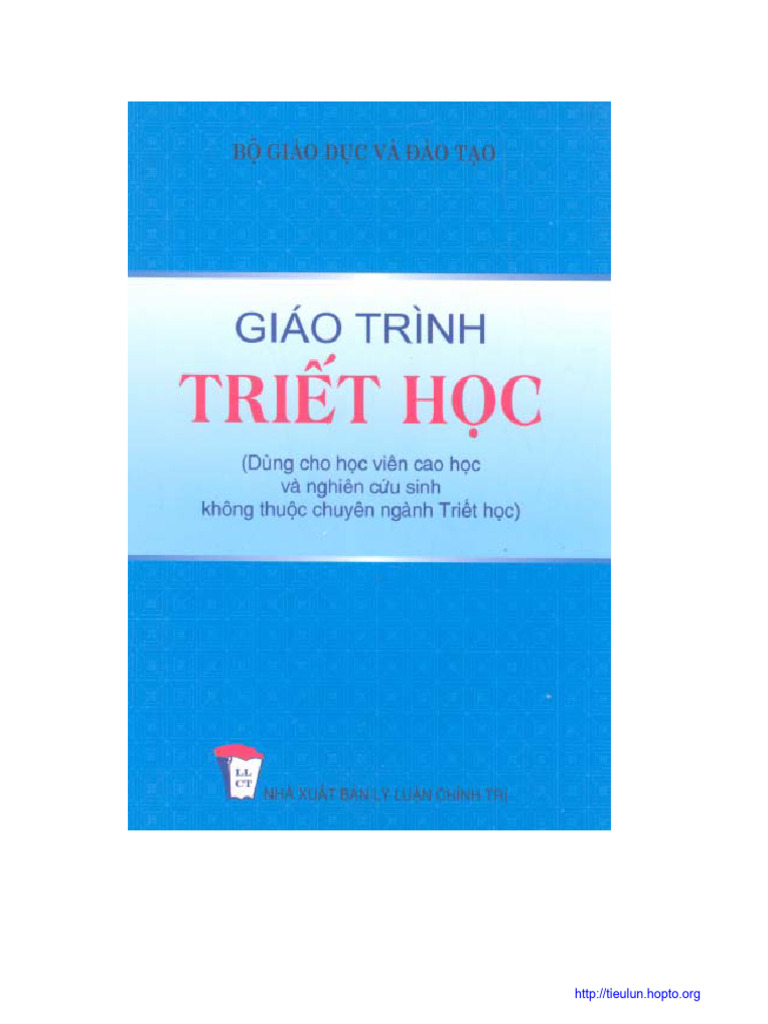 Giao Trinh Triet Hoc | PDF