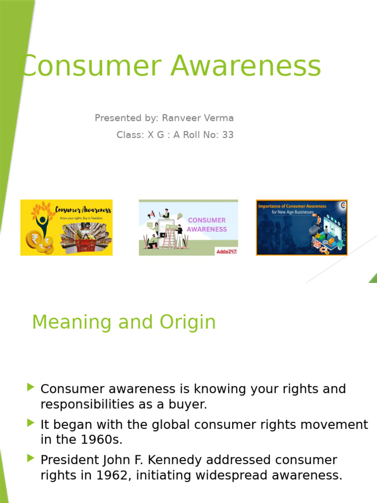 Understanding Consumer Awareness Rights | PDF | Consumer Protection ...