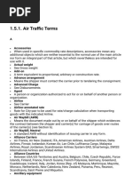 Air Cargo Terminology Guide | PDF | Cargo | Supply Chain Management