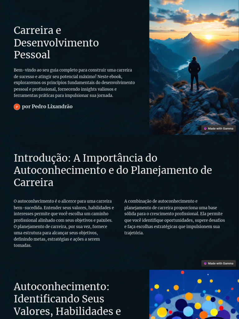 Guia Prático para Carreira e Sucesso | PDF | Planejamento