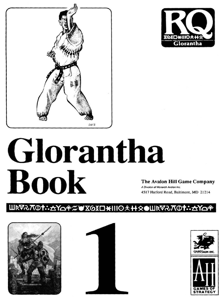 RuneQuest 3 - Box Set 08 - Glorantha Genertela Crucible of The Hero ...