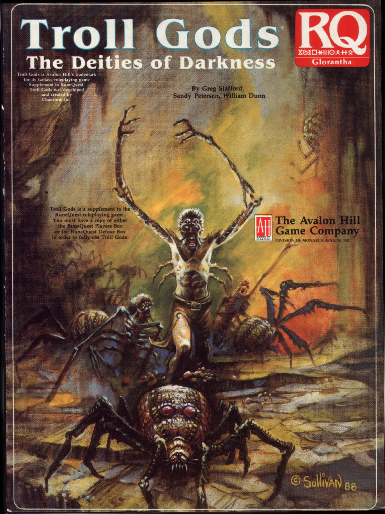 RuneQuest 3 - Box Set 10 - Troll Gods | PDF