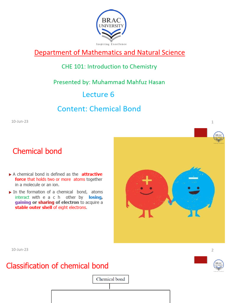 Understanding Chemical Bonds in Chemistry | PDF | Chemical Bond | Ion