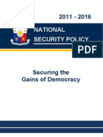 National Security Policy 2011-2016