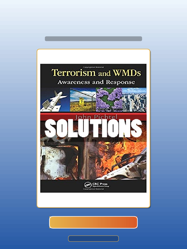 Terrorism and WMDs Awareness and Response 1 Ed Pichtel | PDF | Science ...