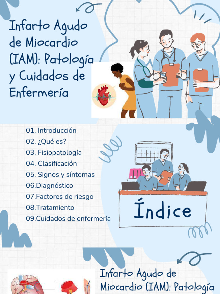Cuidados de Enfermería en Infarto Agudo | PDF | Infarto de miocardio ...
